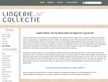 Tablet Screenshot of lingerie-collectie.nl